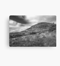 Mount Errigal and the Derelict Church Metal Print