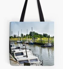 Little yacht port of Lillo - near Antwerp Tote Bag