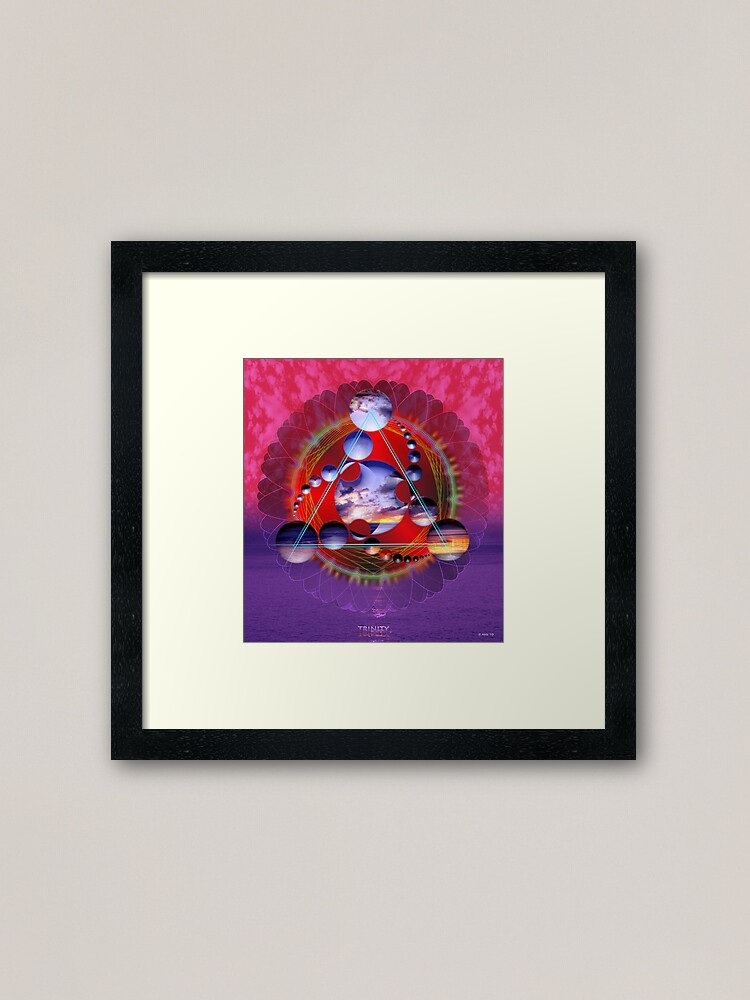 Alternate view of Trinity Framed Art Print