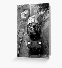 leaving the station Greeting Card