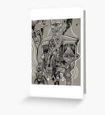 GNOTEBOOK DOOOODLE TWO Greeting Card