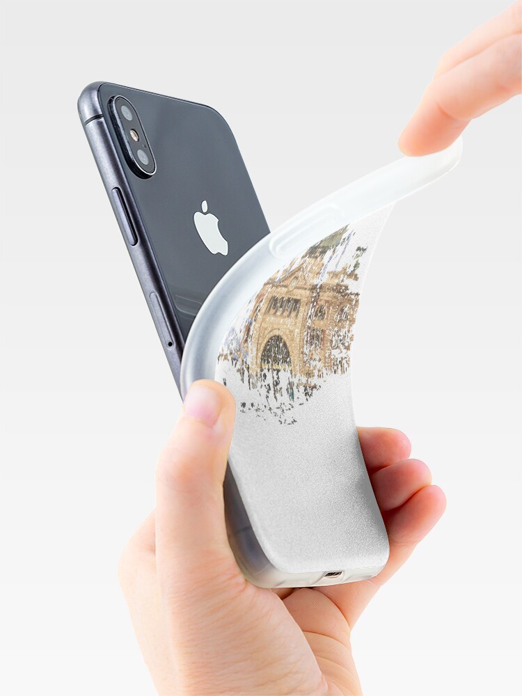 Alternate view of Flinders Street Station iPhone Case & Cover
