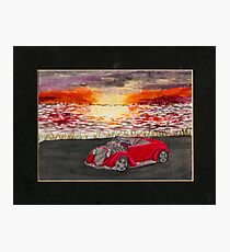 Sunset Cruiser Photographic Print