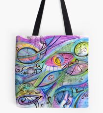 Took my mind for a walk one day (best viewed larger) Tote Bag