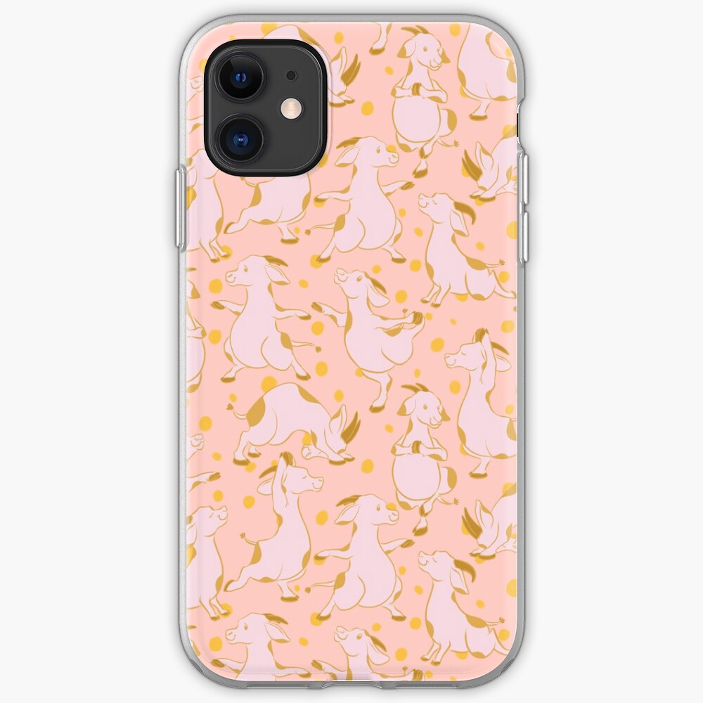 Golden Goat Yoga at Sunrise iPhone Soft Case
