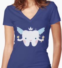 Tooth Fairy Women's Fitted V-Neck T-Shirt