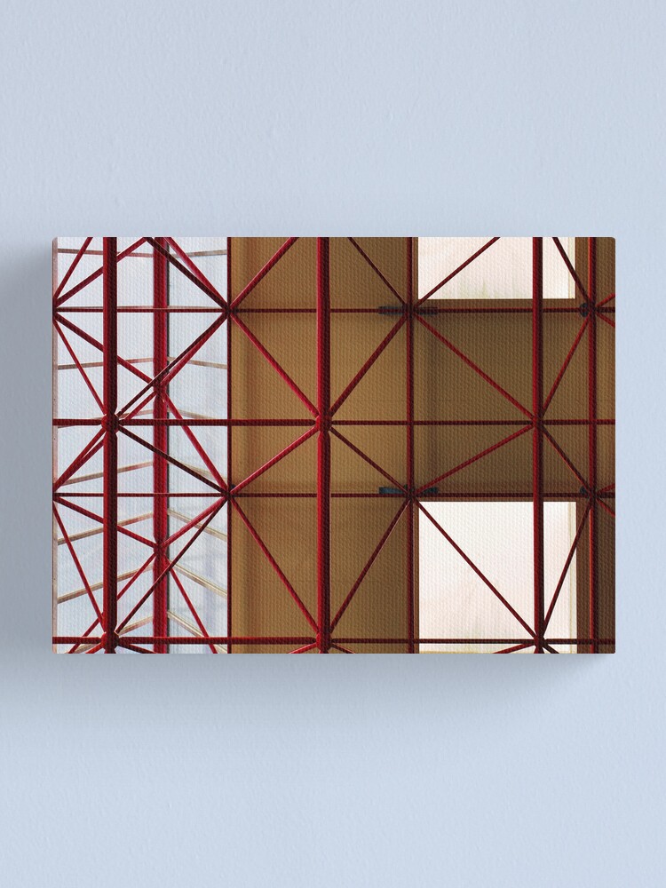 Alternate view of Red lines (2) Canvas Print
