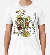 Knochen und Botanik Premium T-Shirt