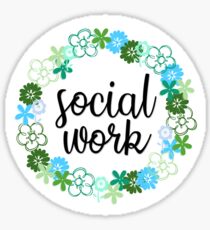Social work Sticker