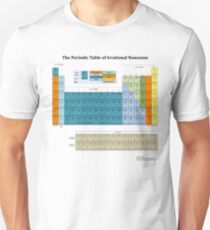 The Periodic Table of Irrational Nonsense (Light) Unisex T-Shirt