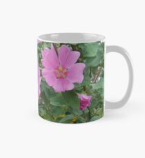 Zarte rosa Hibiskusblüten Tasse (Standard)