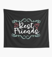 Best Friend Friendship BFF Besties Goals Gift Idea Wandbehang