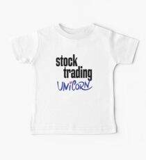Aktienhandel Unicorn Wall Street Bull Bärenmarkt Baby T-Shirt