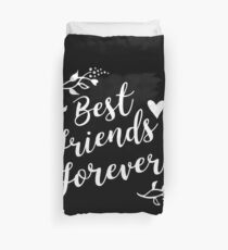 Best Friends Forever BFF Goals Besties Gift Idea Bettbezug