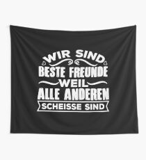 Best Friend Friendship BFF Besties Goals Gift Idea Wandbehang