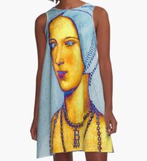 Anne Boleyn - Blue A-Line Dress