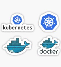 docker & kubernetes set Sticker