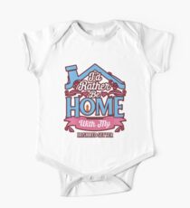 I'd Rather Be Home With My Irish Red Setter - Irish Red Setter Baby Body Kurzarm