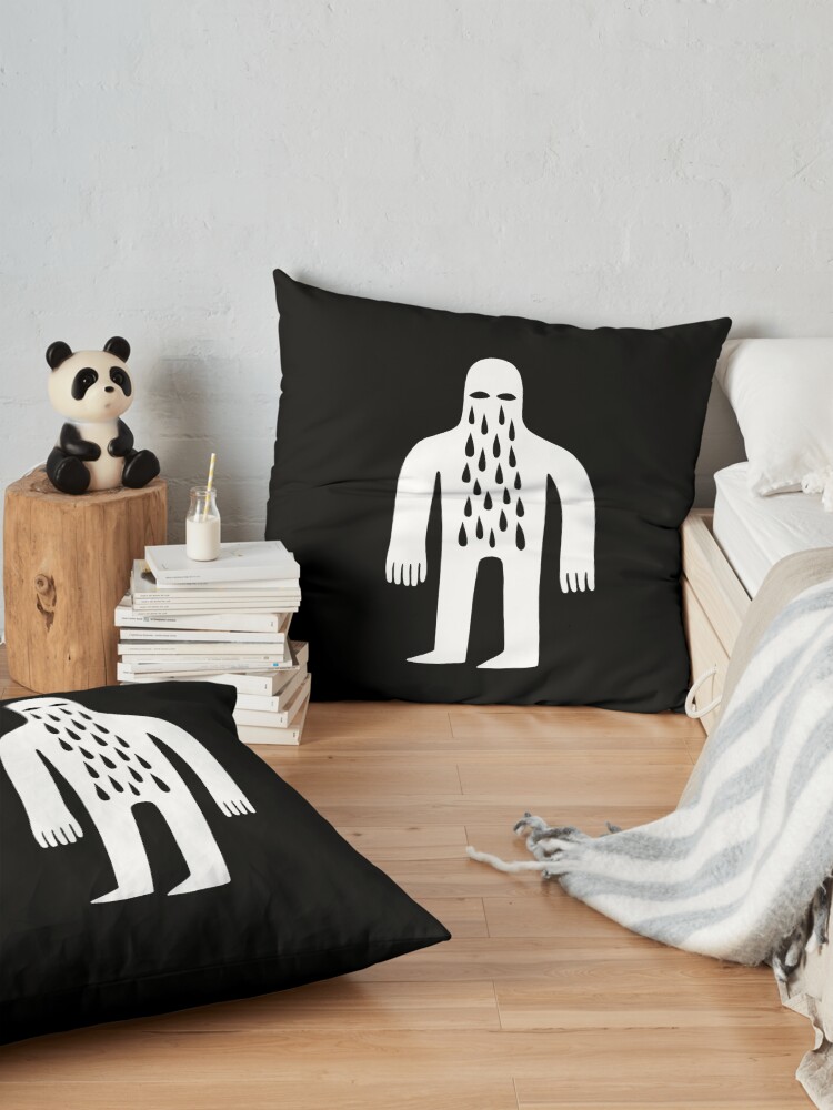 Alternate view of Crying Man Floor Pillow
