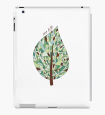 Ecology card design iPad Case/Skin