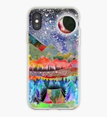 Camping unter dem Mond iPhone-Hülle & Cover