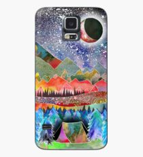 Camping under the moon Case/Skin for Samsung Galaxy
