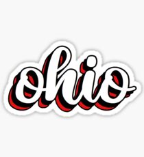 ohio geschichtet Sticker
