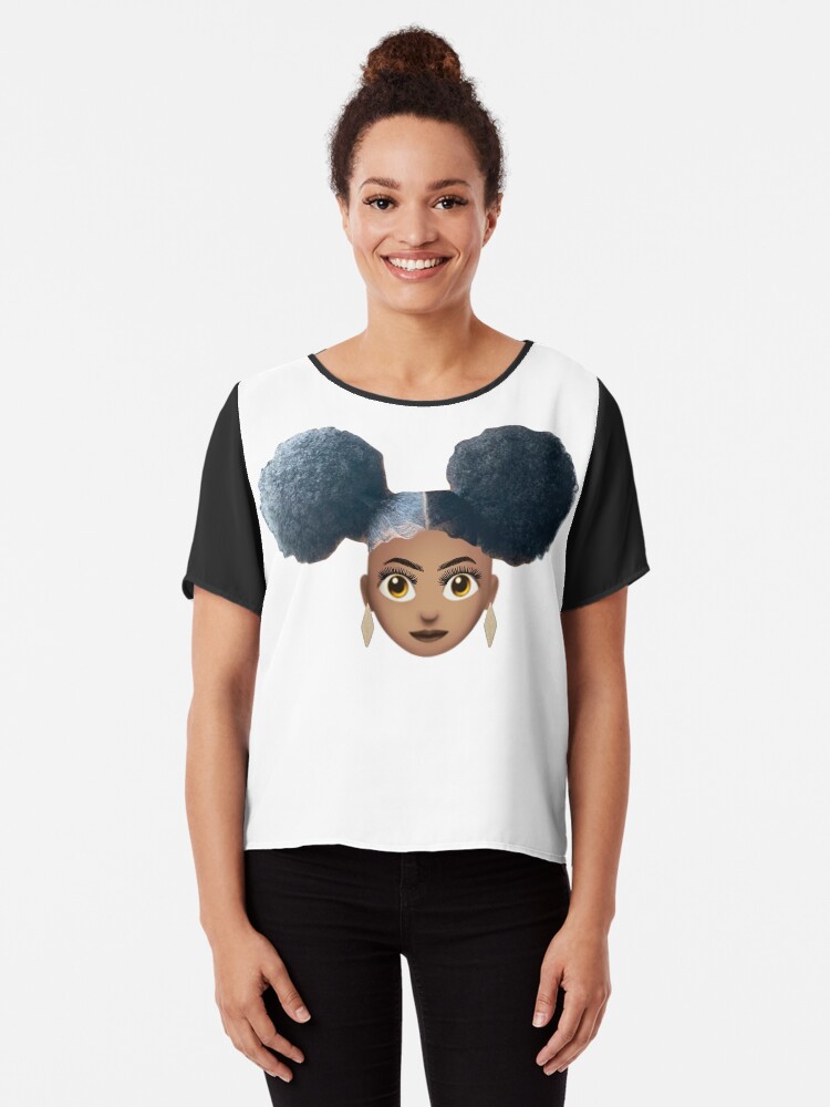 Afro Puff Balls Emoji Natural Hair Puffs Ball Ponytails