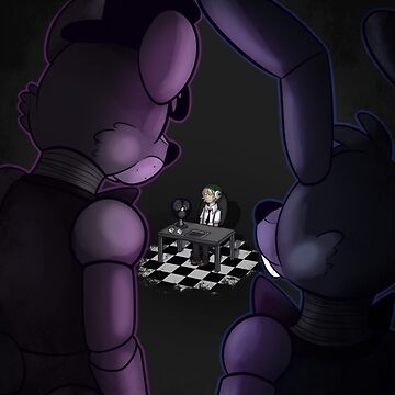 Shadow Freddy and Shadow Bonnie Poster | Greeting Card