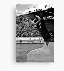 Detail of a bulk carrier Canvas Print