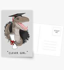 "Clever Girl" Postcards