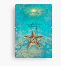 Not All Stars Belong to the Sky Canvas Print