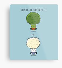 At the beach Metal Print