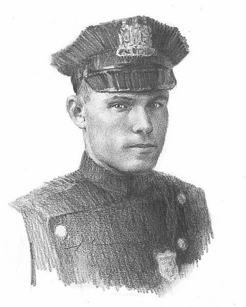 1940s Boston Policeman Drawing By Mike Theuer Redbubble