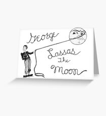 Moon Capture Greeting Card