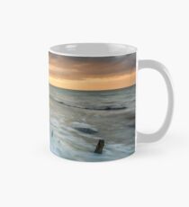 Woodside Beach Surf Sunset Isle Of Wight Classic Mug