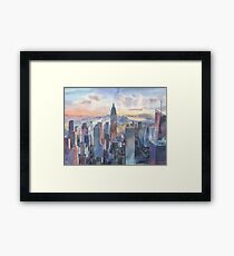 New York Gerahmtes Wandbild