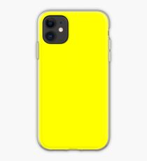 Bright Fluorescent Yellow Neon iPhone Case