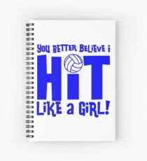 YOU BETTER BELIEVE I HIT LIKE A GIRL Spiralblock
