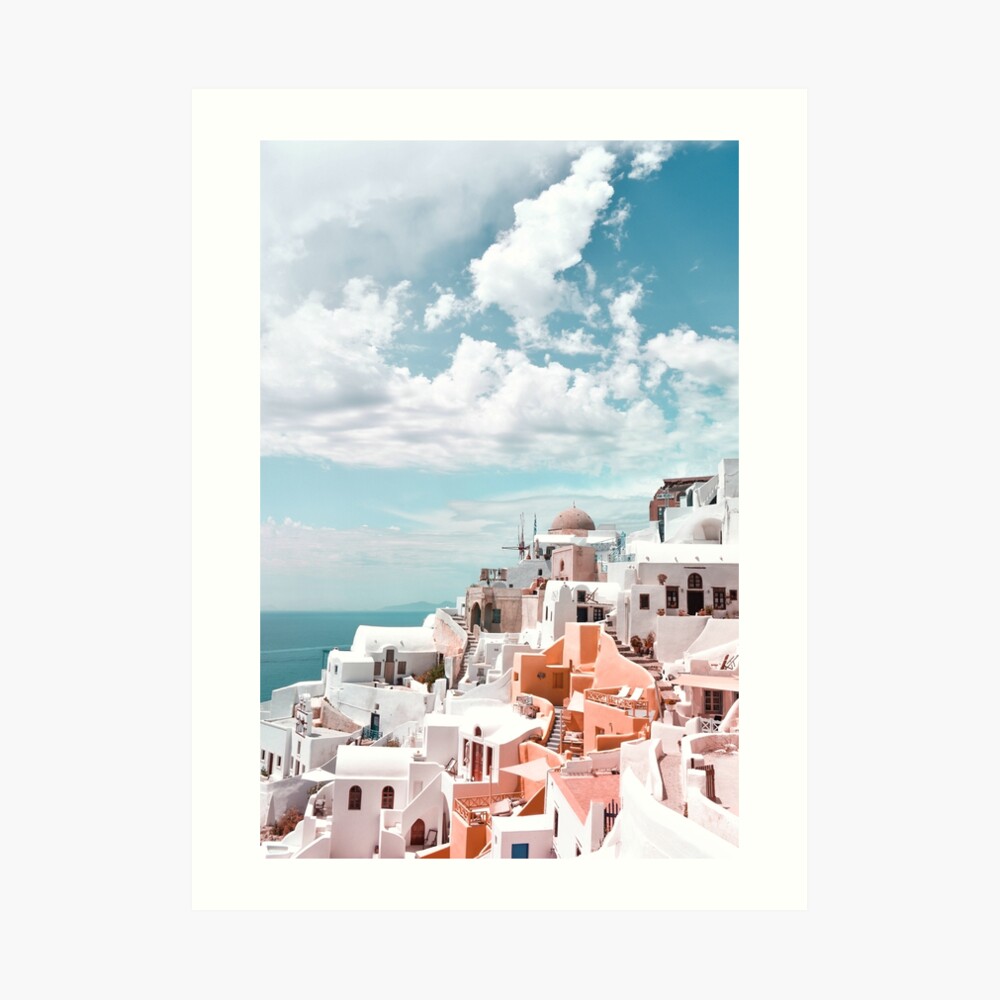 Santorini Oia Greece Art Print