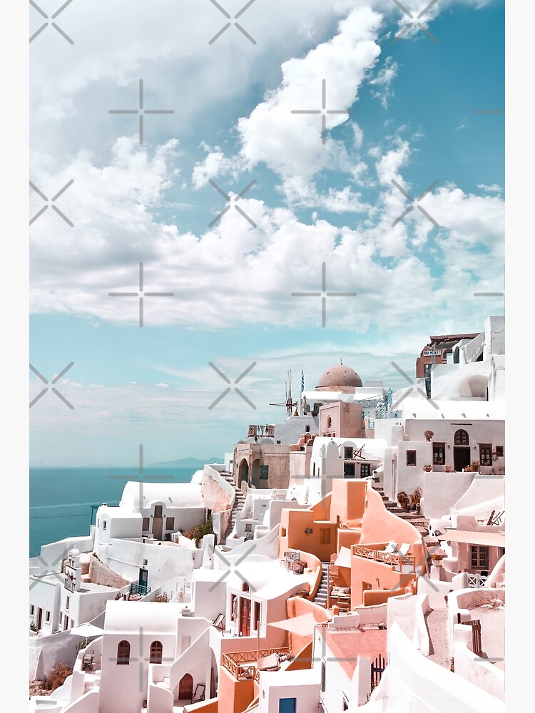 Santorini Oia Greece by PrintsProject
