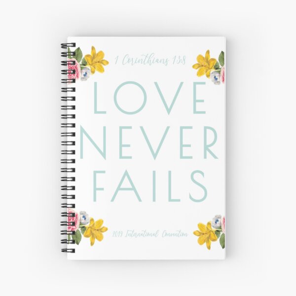 Love Never Fails - 2019 Convention Spiral Notebook