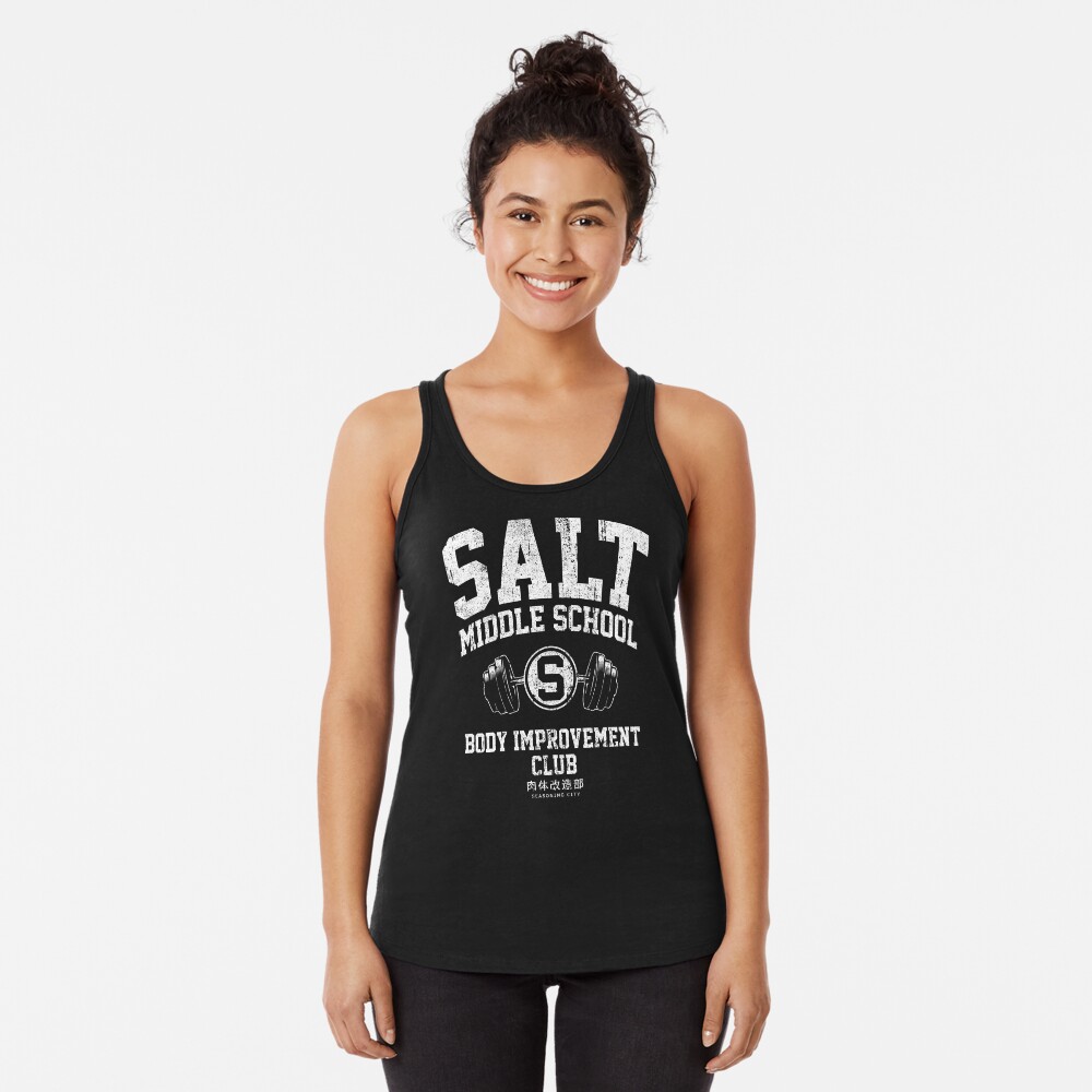 Salt Middle School Body Improvement Club Racerback Tank Top