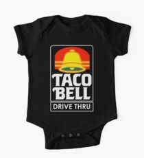 Taco Bell Drive Thru (retro) Short Sleeve Baby One-Piece