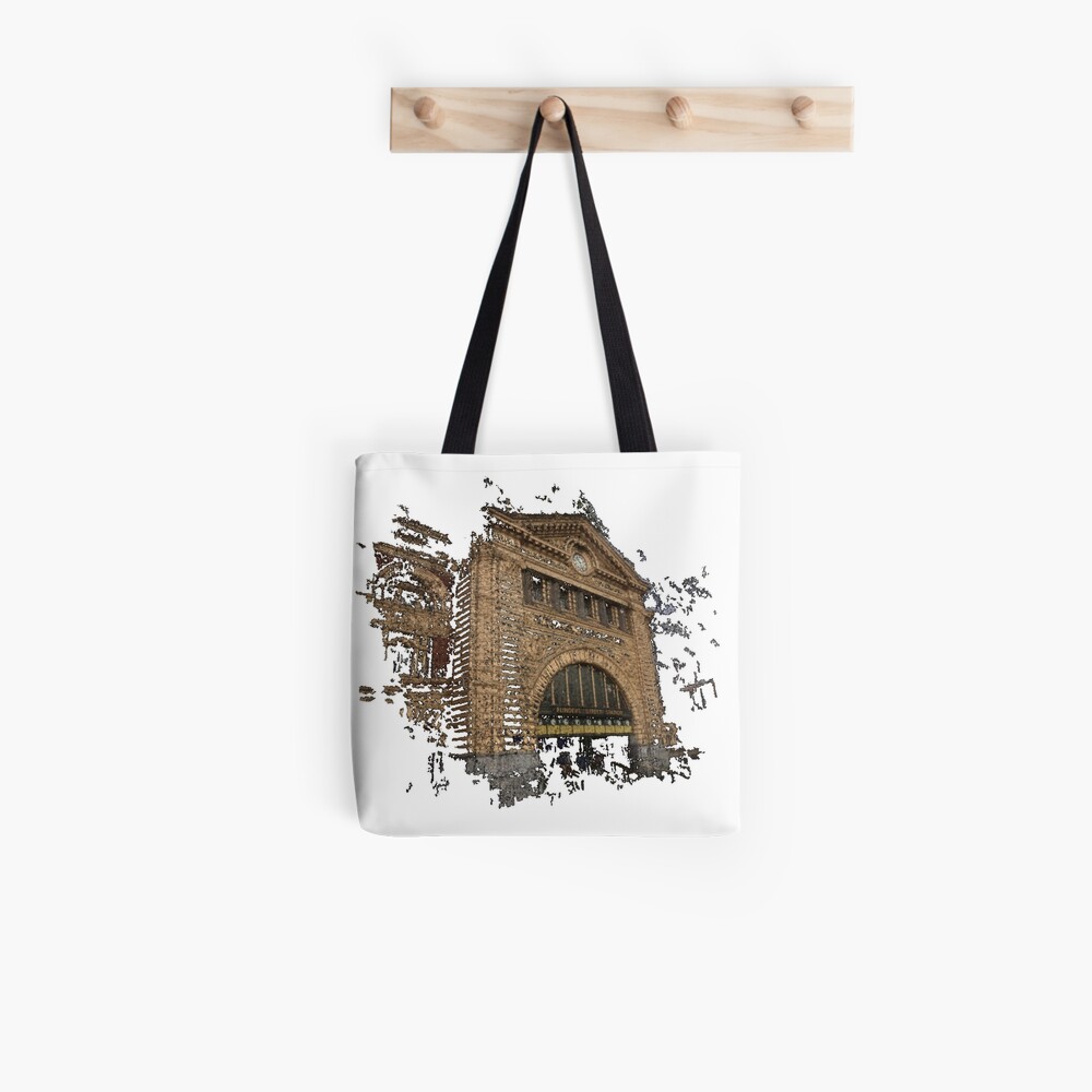 Flinders Street Station 3D Tote Bag