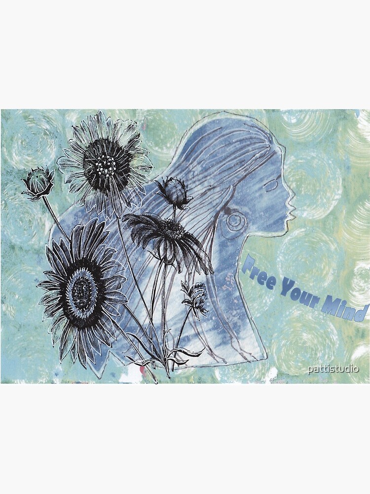 Free Your Mind Mixed Media by pattistudio