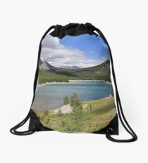 Breathtaking Kananaskis River Drawstring Bag