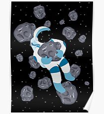 Asteroid Hugs Poster