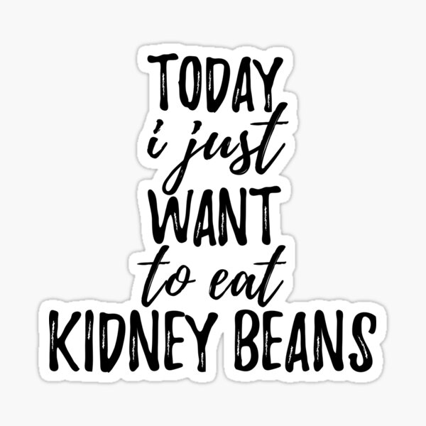 Kidney Beans Stickers Redbubble