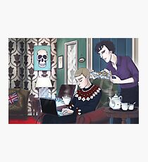 Late Lunch at 221B Baker Street Photographic Print